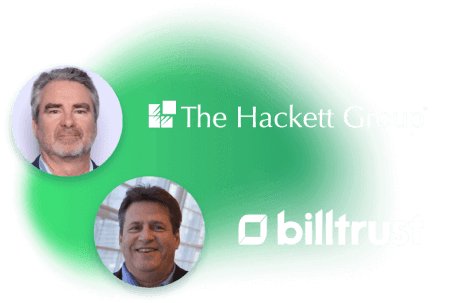 Bryan DeGraw of The Hackett Group and Russ Gould of Billtrust