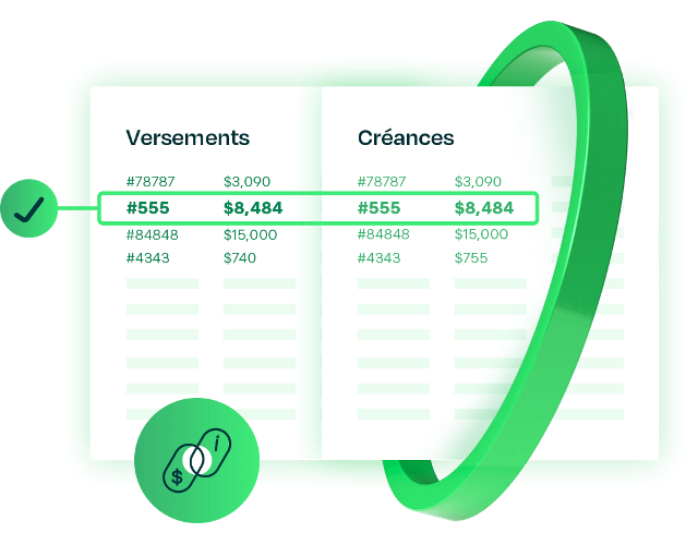 Illustration du processus de trésorerie
