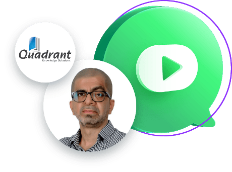 Quadrant Webinar speaker and logo