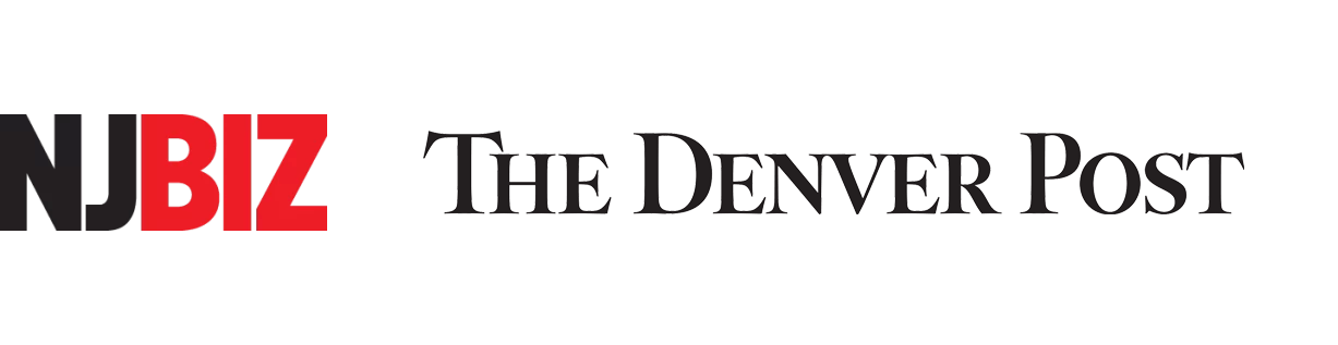 NJBIZ and Denver Post logos