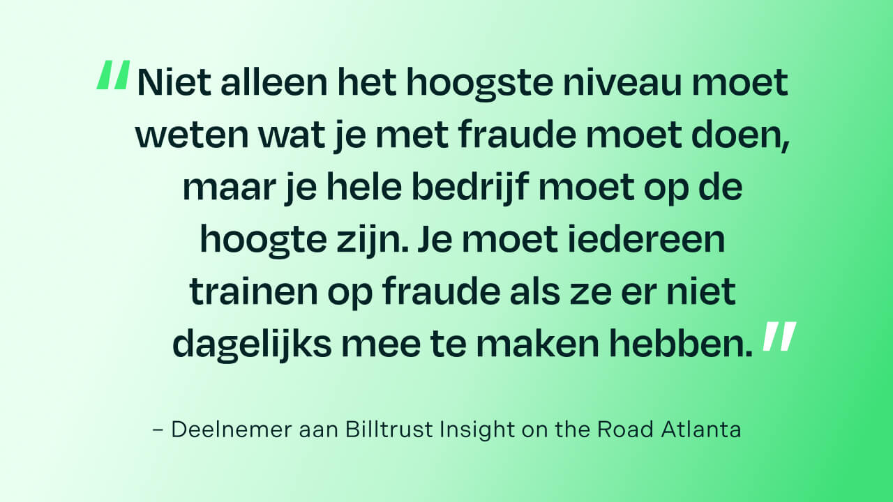 Billtrust Insight on the Road Citaat van bezoeker uit Atlanta