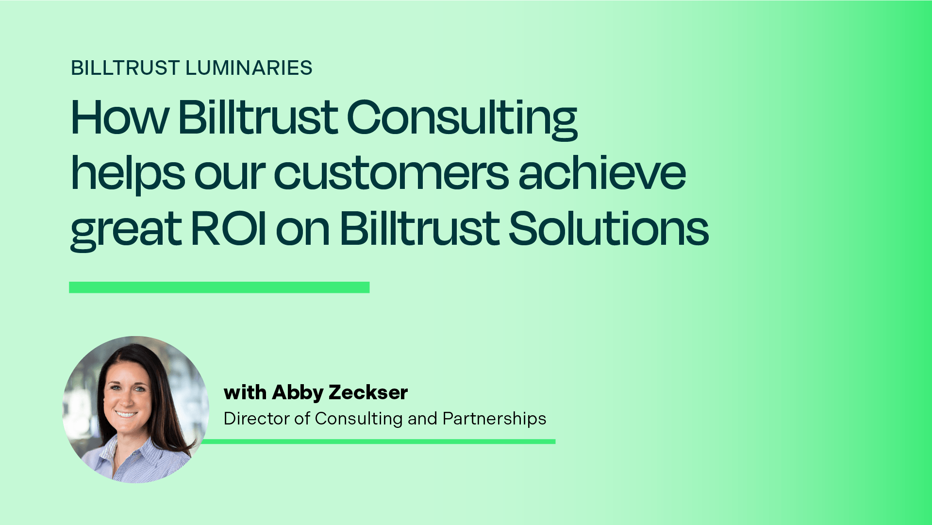 how billtrust consulting helps their customers achieve great ROI video thumbnail