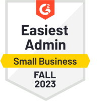Fall 2023 G2 Easiest Admin Small Business