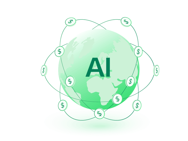 AI globe