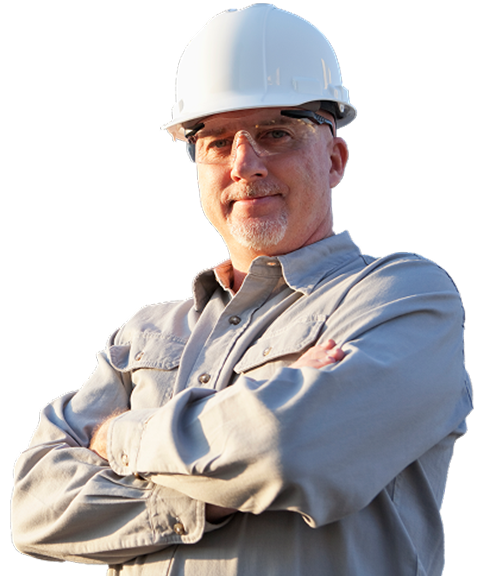 man in construction hat