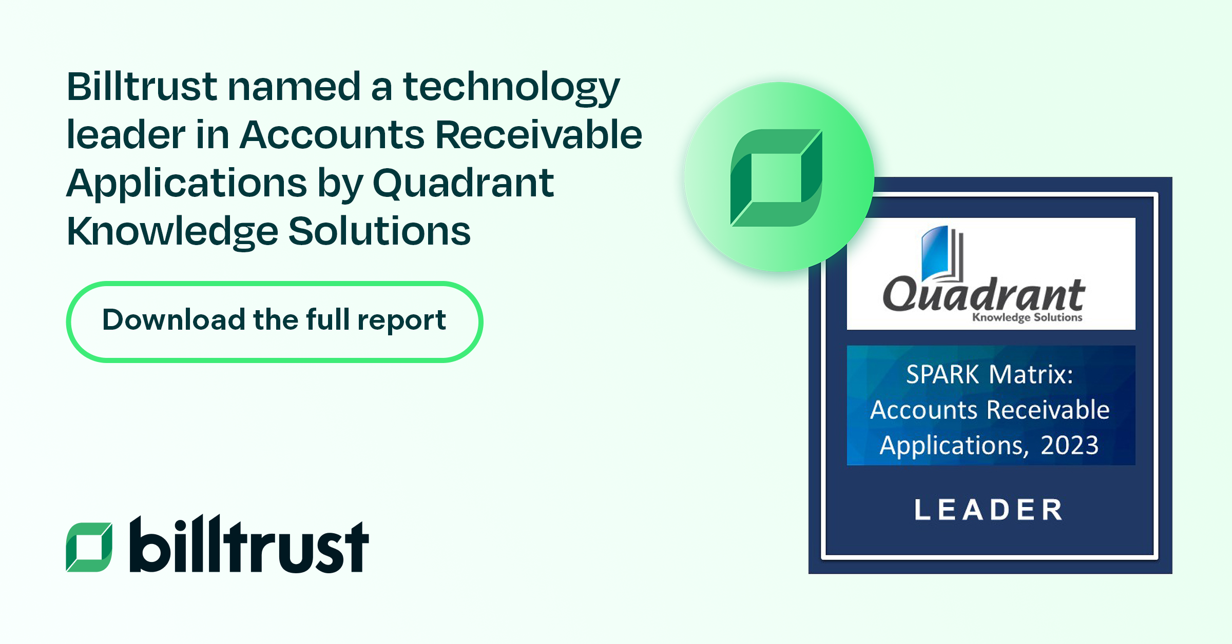 Spark Matrix: Billtrust named an AR technology leader | Billtrust