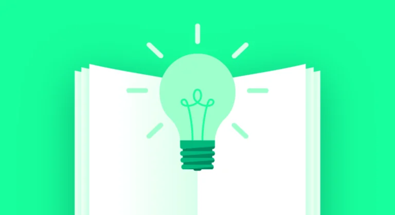 A lightbulb representing a good idea