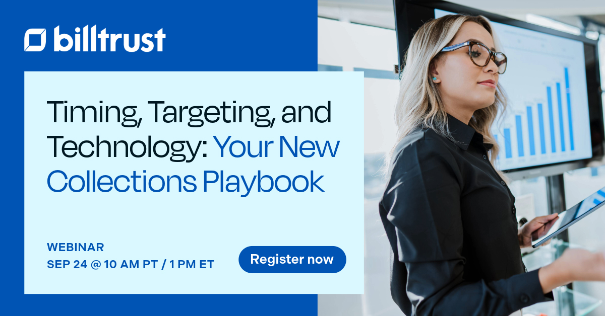 Timing, Targeting, Tech webinar information with Woman presenting data