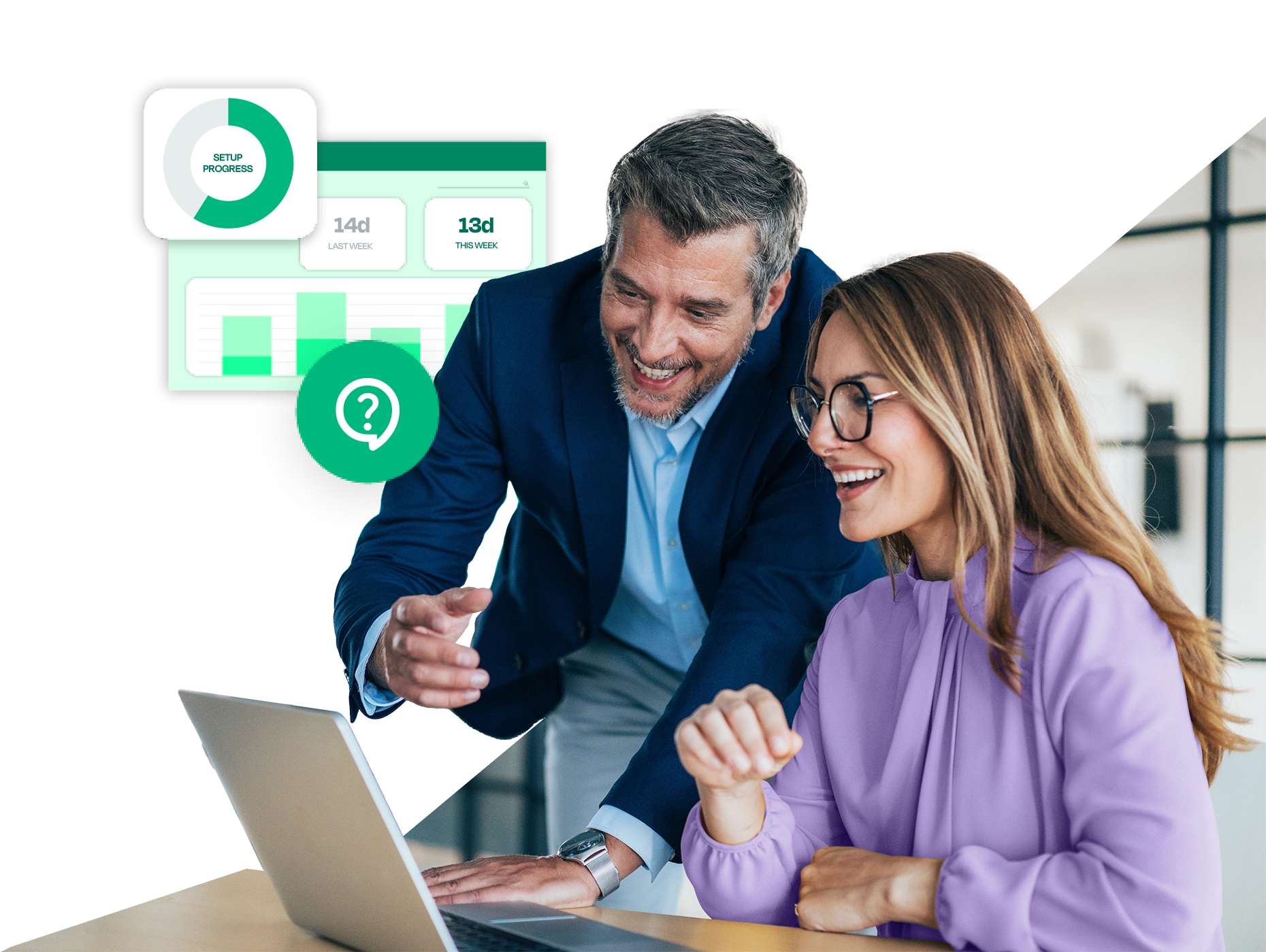 People working on integration together