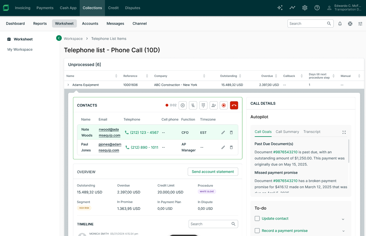 Agentic VoIP interface