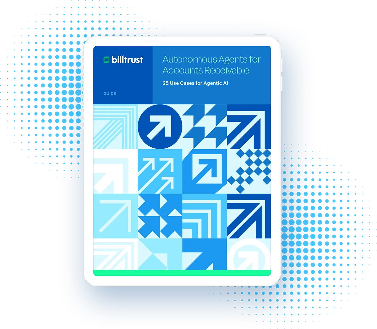autonomous agents report cover with blue arrows