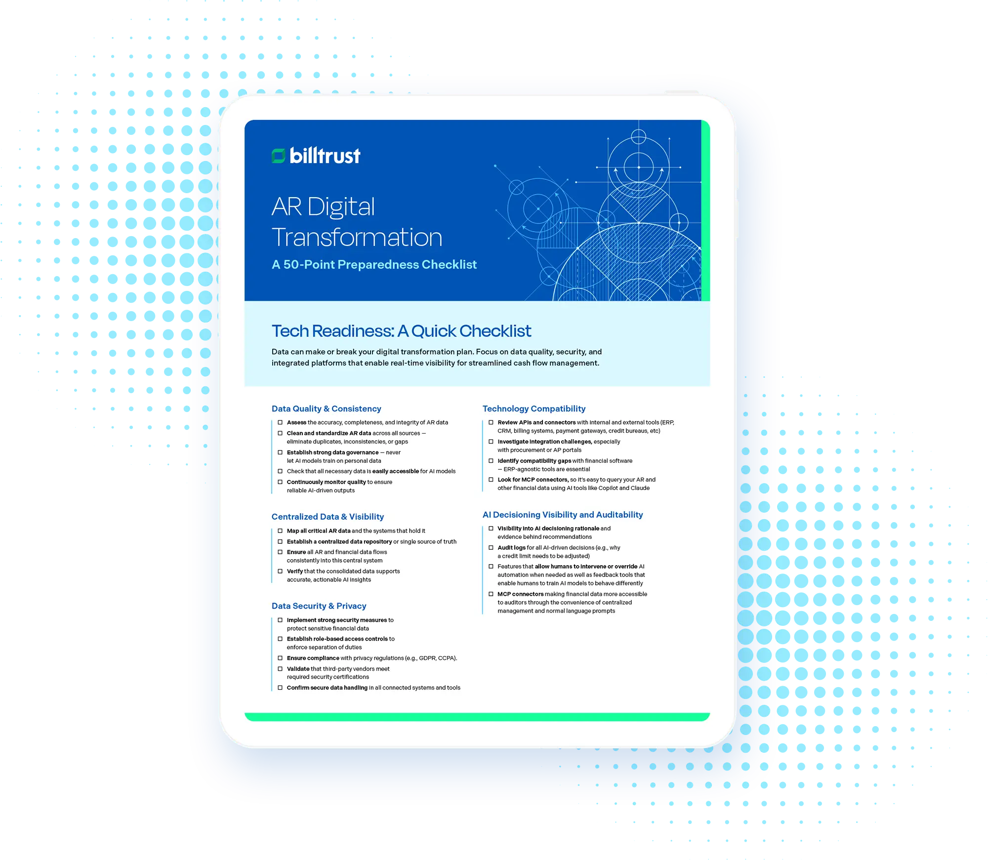 AR Digital Transformation Checklist