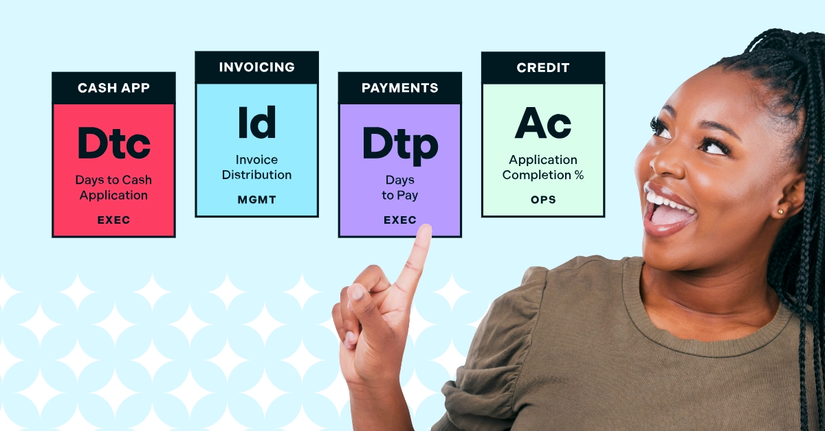 AR Functions KPIs and Woman Smiling