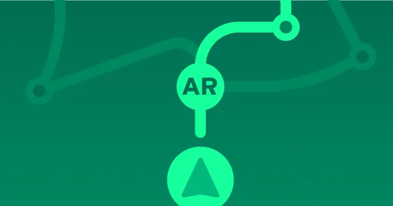 ar map with lanes
