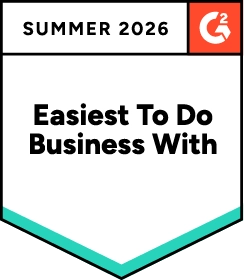 G2 Summer 2026 Easiest to do Business With