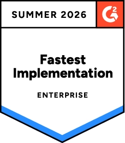 G2 Summer 2026 Fastest Implementation