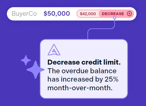 decrease credit limit
