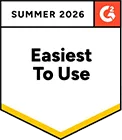 G2 Summer 2026 Easiest to Use