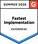 G2 Summer 2026 Fastest Implementation