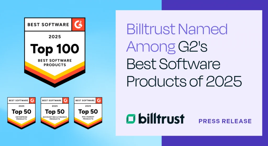 Billtrust Named Among G2's Best Software Products of 2025