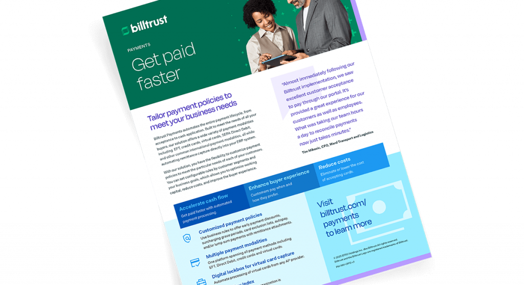 Mock-up of a guide on how to get paid faster as a business