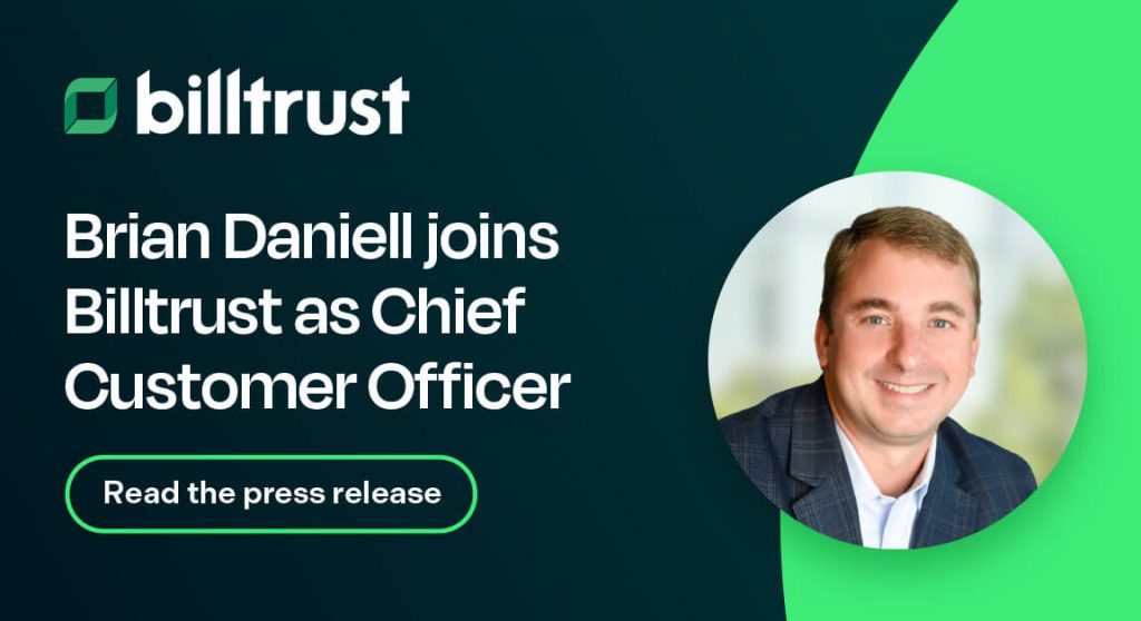 A thumbnail for the press release about Billtrust hiring a new chief customer officer