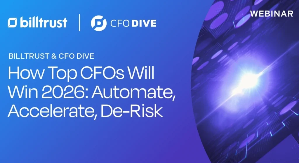 CFO Dive webinar with Billtrust How top CFOs will win in 2026