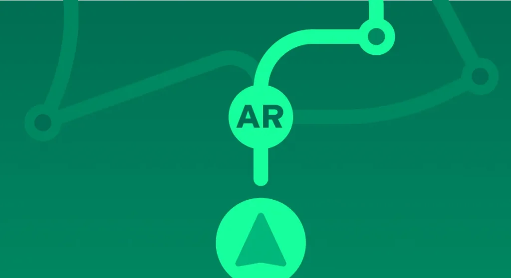ar map with lanes
