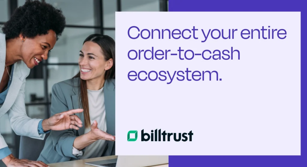 Two women working on computer - Connect your entire order-to-cash ecosystem