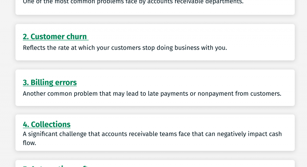 The five biggest challenges in accounts receivable