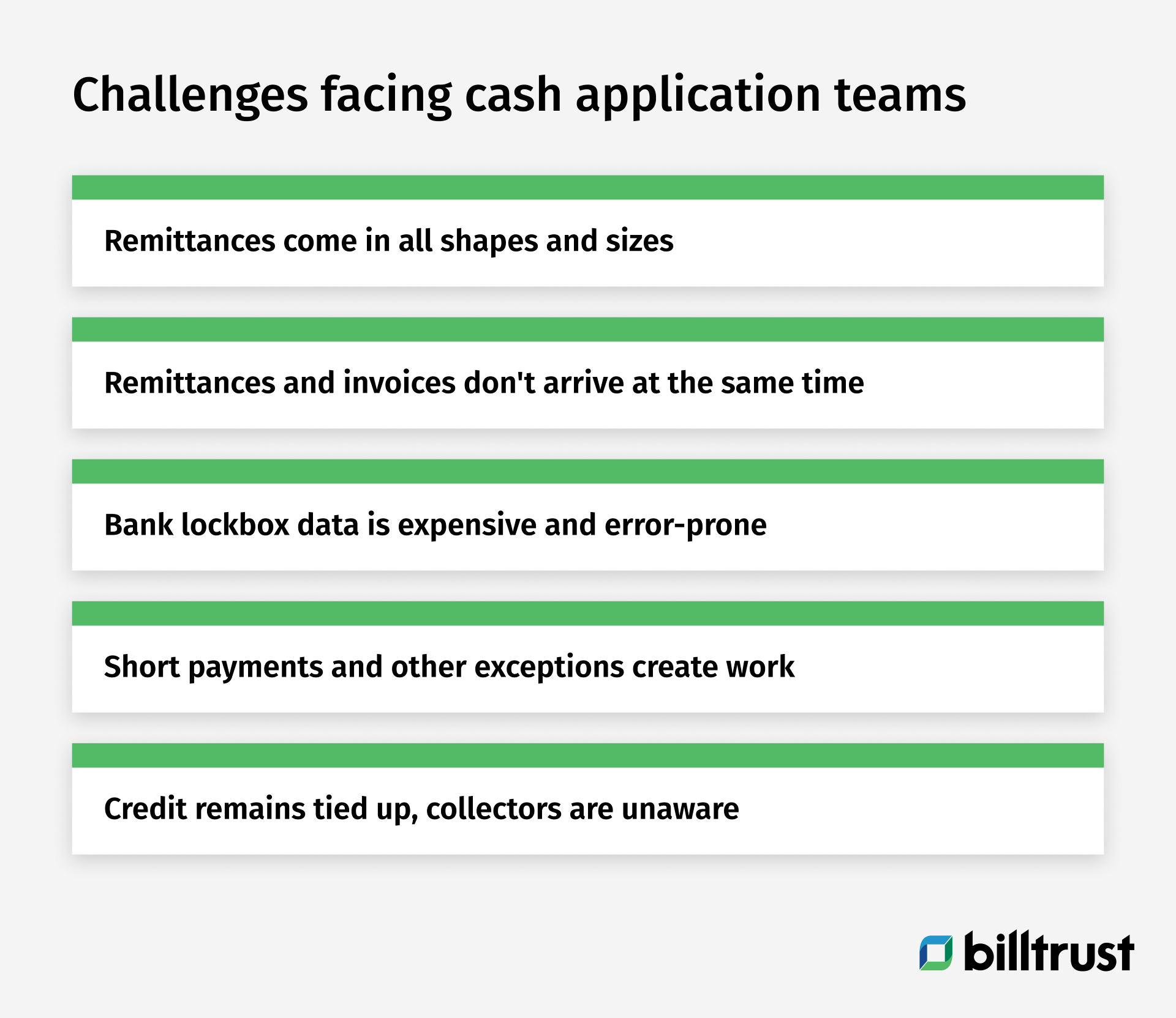 the challenges facing cash application teams