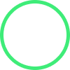 Number 2 icon with lime circle