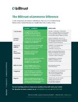 the billtrust eCommerce difference one pager thumbnail